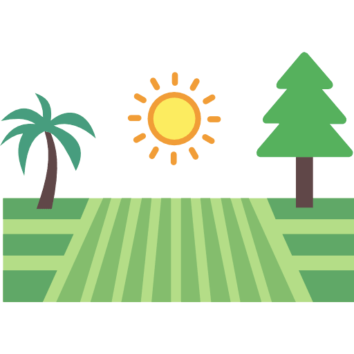 Nature Landscape Color Icon in SVG, PNG formats