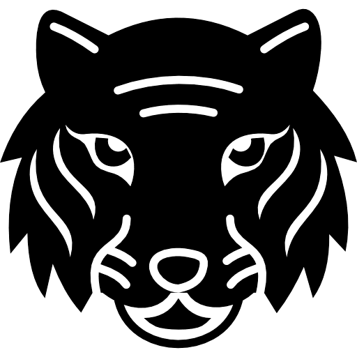 Animal Tiger Icon in SVG, PNG formats