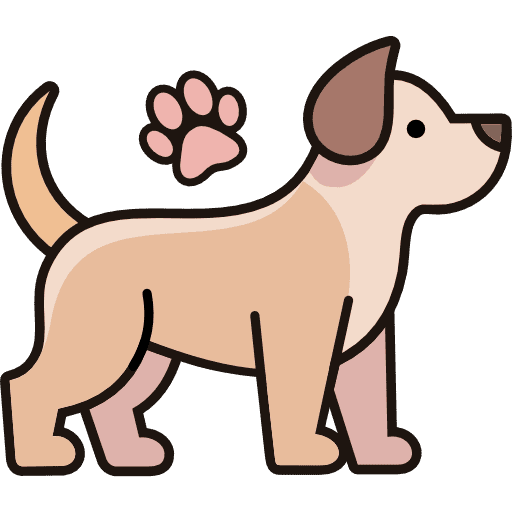 Dog Standing Icon in SVG, PNG formats