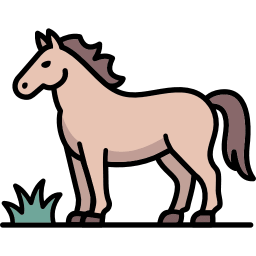 Horse Full Body Icon in SVG, PNG formats