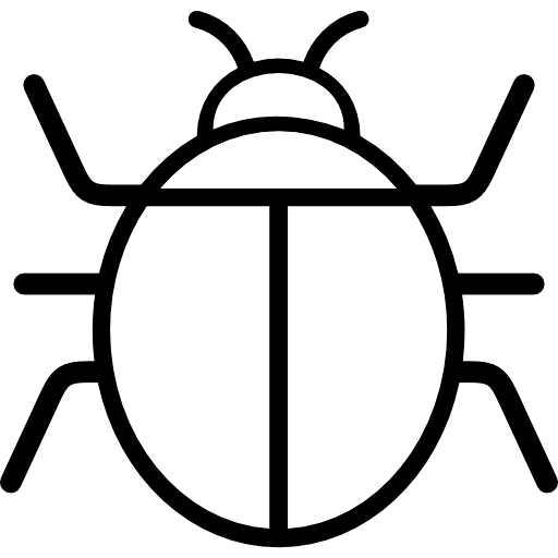 Insect Bug Outline Icon in SVG, PNG formats