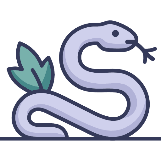 Snake Full Body Icon in SVG, PNG formats