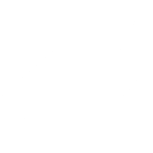 Curved Arrow Back White Icon in SVG, PNG formats