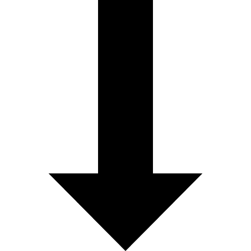 Long Arrow Bottom Icon in SVG, PNG formats