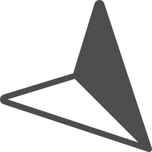 Map Direction Navigation Corner Bottom Right Grey Icon in SVG, PNG formats