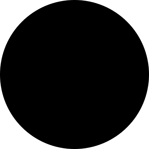 Black Circle Icon in SVG, PNG formats