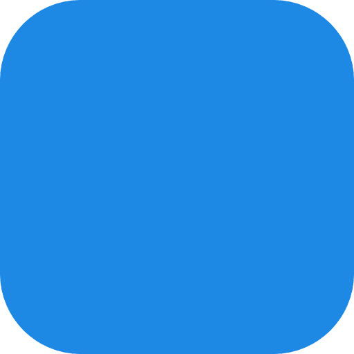 Blue Square Icon in SVG, PNG formats