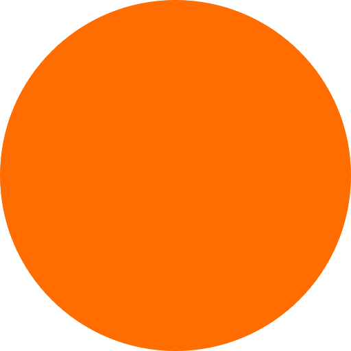 Orange Circle Icon in SVG, PNG formats