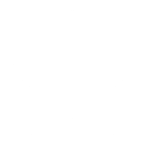 Star Line White Icon in SVG, PNG formats