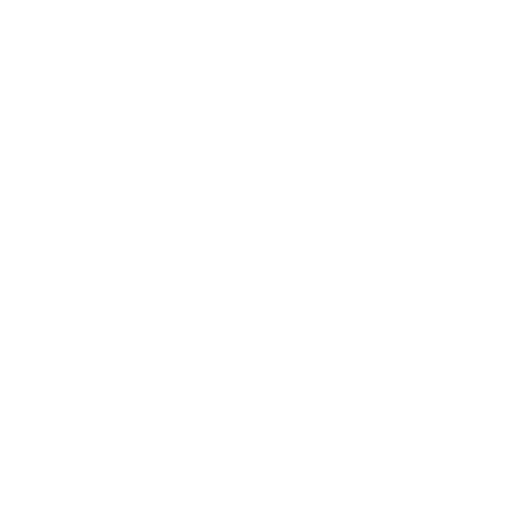 White Hexagon Outline Transparent Icon in SVG, PNG formats