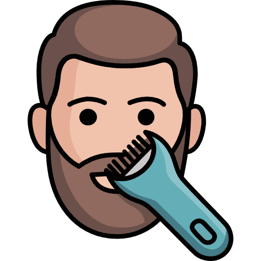 Trimmer Grooming Beard Icon in SVG, PNG formats