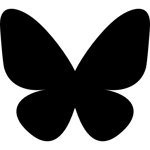 Bluesky Black Icon in SVG, PNG formats