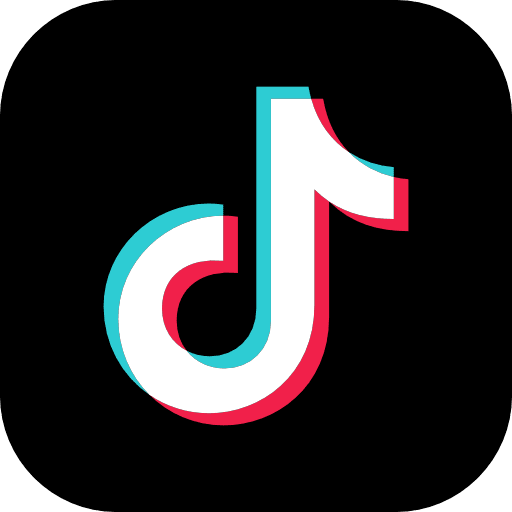 TikTok Rounded Square Icon in SVG, PNG formats
