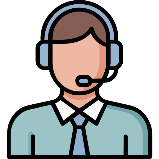 Support Agent With Headset Icon in SVG, PNG formats