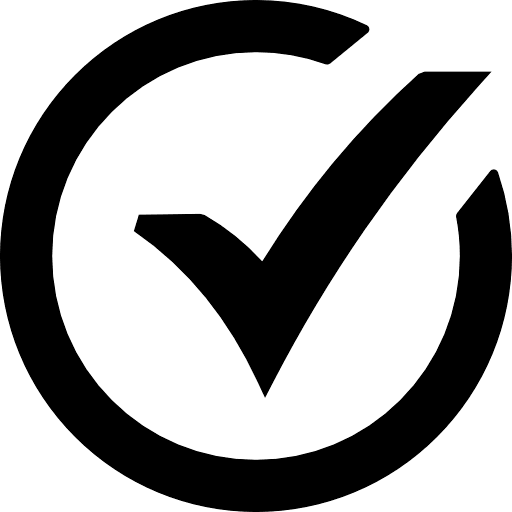 Checkmark Round Icon in SVG, PNG formats