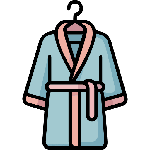 Hanging Bathrobe Icon in SVG, PNG formats