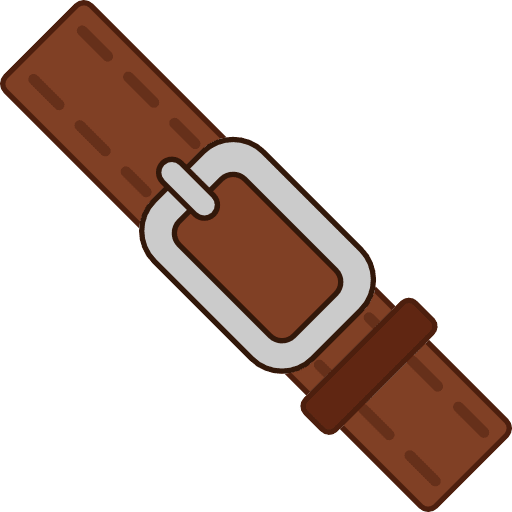 Man Belt Color Icon in SVG, PNG formats