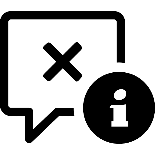 False Information Icon in SVG, PNG formats