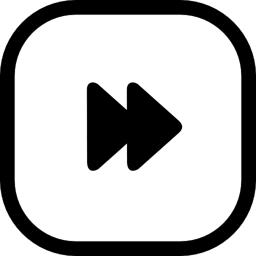 Music Player Forward Square Black Outline Icon in SVG, PNG formats