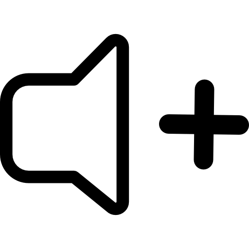 Volume Up Line Icon in SVG, PNG formats
