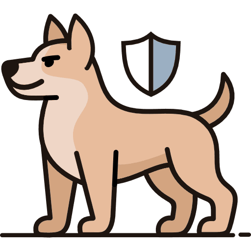 Dog Guard Icon in SVG, PNG formats