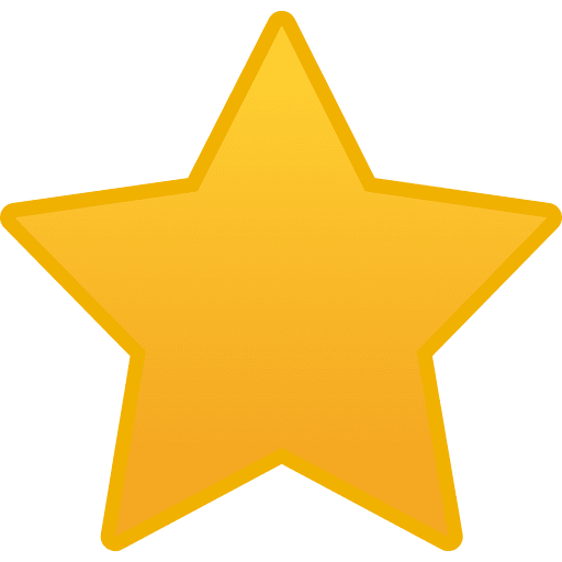 One Star Icon in SVG, PNG formats