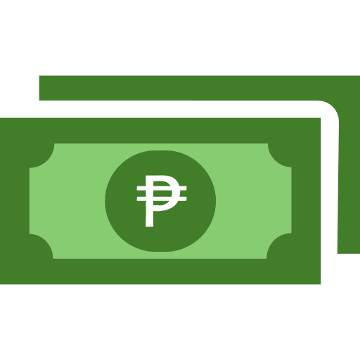 Philippine Peso Notes Color Icon in SVG, PNG formats