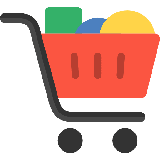 Shopping Color Icon in SVG, PNG formats