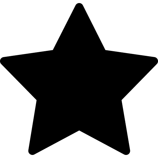 Star Black Icon in SVG, PNG formats