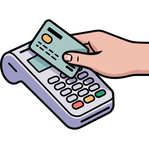 Swiping Card Icon in SVG, PNG formats