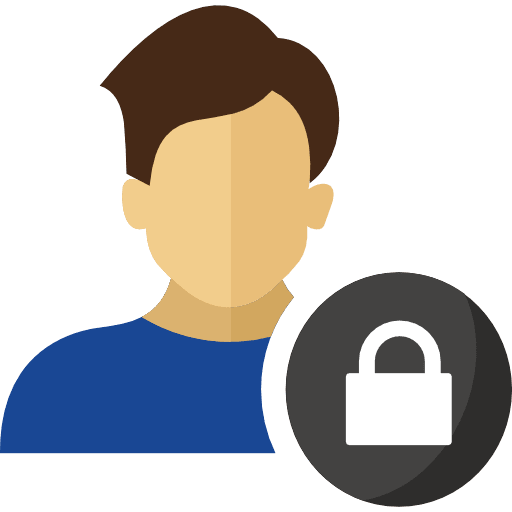 Lock User Color Icon in SVG, PNG formats