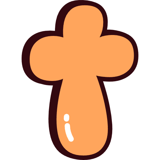 Bubble Letter T Lowercase Orange Icon in SVG, PNG formats