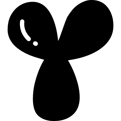 Bubble Letter Y Black Icon in SVG, PNG formats