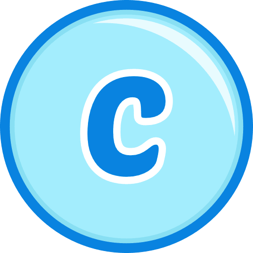 C Alphabet Round Color Icon in SVG, PNG formats