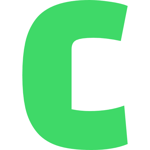 Capital Letter C Light Green Transparent Icon in SVG, PNG formats