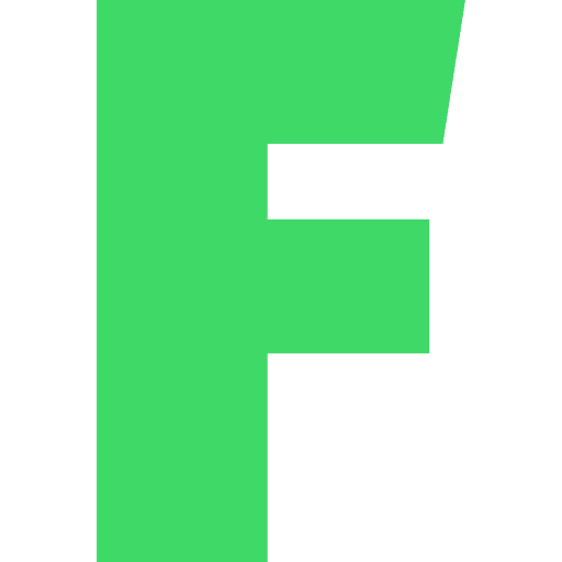 Capital Letter F Light Green Transparent Icon in SVG, PNG formats