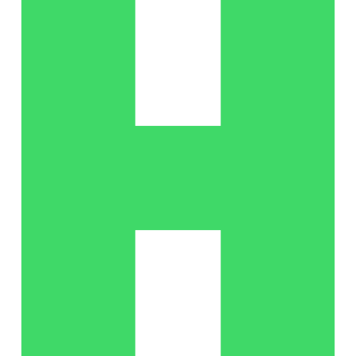 Capital Letter H Light Green Transparent Icon in SVG, PNG formats