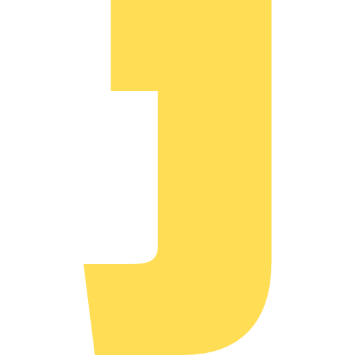 Capital Letter J Light Yellow Transparent Icon in SVG, PNG formats