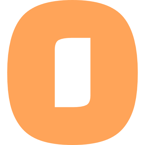 Capital Letter O Light Orange Transparent Icon in SVG, PNG formats