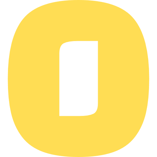 Capital Letter O Light Yellow Transparent Icon in SVG, PNG formats