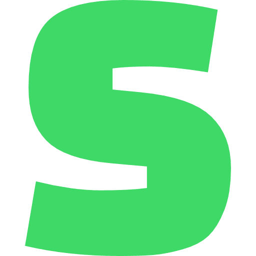 Capital Letter S Light Green Transparent Icon in SVG, PNG formats