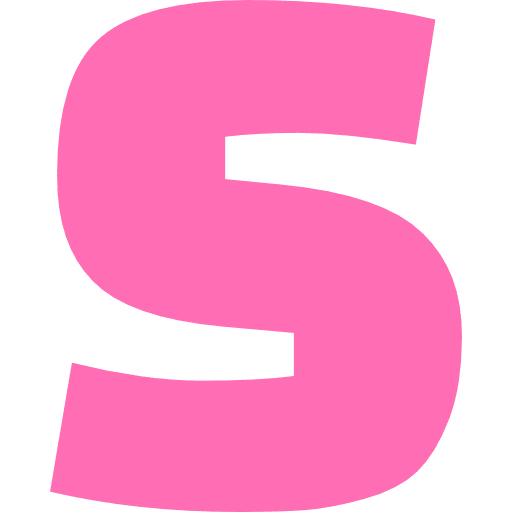 Capital Letter S Light Pink Transparent Icon in SVG, PNG formats