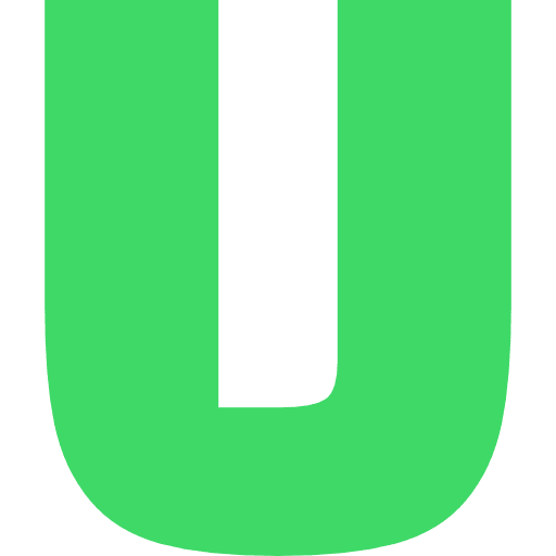 Capital Letter U Light Green Transparent Icon in SVG, PNG formats