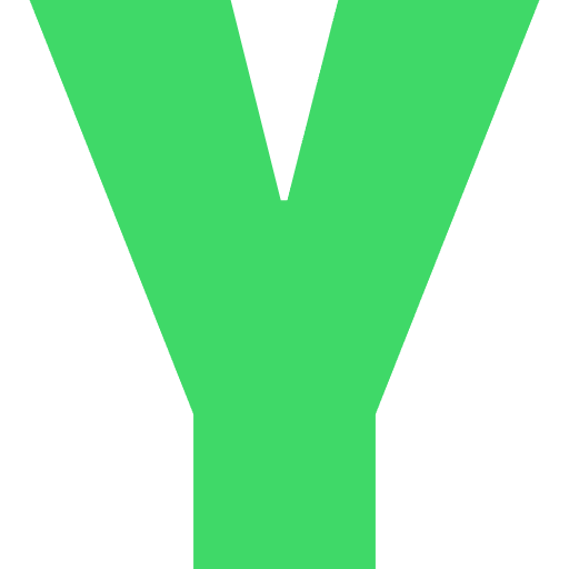 Capital Letter Y Light Green Transparent Icon in SVG, PNG formats