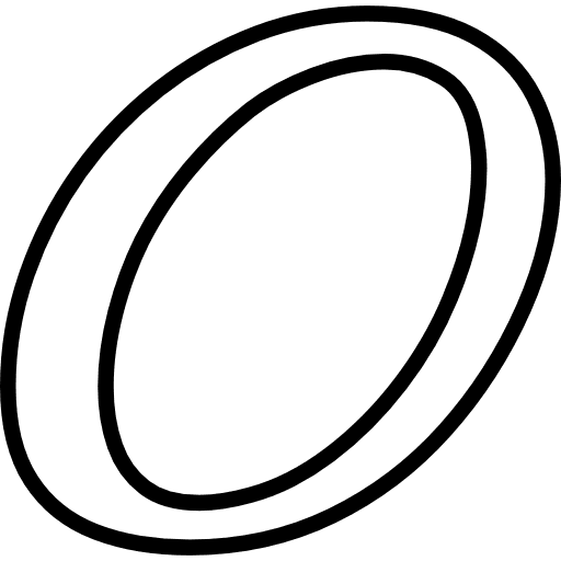 Fancy Letter O Outline Icon in SVG, PNG formats