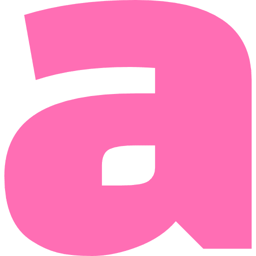 Letter A Lowercase Light Pink Transparent Icon in SVG, PNG formats