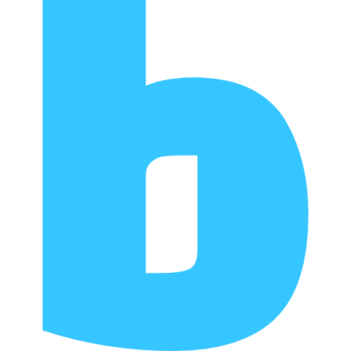 Letter B Lowercase Light Blue Transparent Icon in SVG, PNG formats