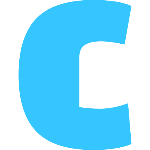 Letter C Lowercase Light Blue Transparent Icon in SVG, PNG formats