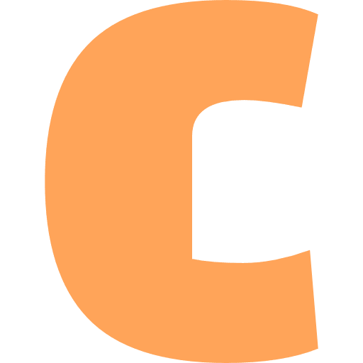 Letter C Lowercase Light Orange Transparent Icon in SVG, PNG formats