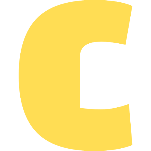 Letter C Lowercase Light Yellow Transparent Icon in SVG, PNG formats